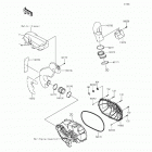 Teryx (KRF800-FGF) Крышка вариатора