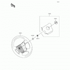 Mule 610 4x4 XC SE (KAF400-FGF) Рулевое колесо