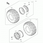 Mule 4010 Trans4x4 Camo (KAF620-SGF) Wheels  /  tires