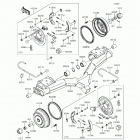 Mule 4010 Trans4x4 (KAF620-RGF) Rear hubs  /  brakes