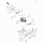 Mule 4010 4x4 (KAF620-MGF) Крепление двигателя