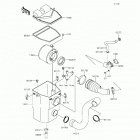 Mule 600 (KAF400-BGF) Воздухозаборник