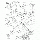 Mule 610 4x4 XC (KAF400-DGF) Передние тормозные трубопроводы