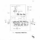 Mule PRO-FX EPS (KAF820-FGF) Головка цилиндра