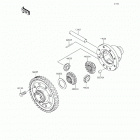 Mule 610 4x4 (KAF400-AGF) Дефференциал