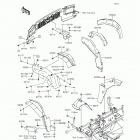 Mule 4010 Trans4x4 SE (KAF620-VGF) Переднее крыло(ья)