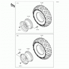 Mule 610 4x4 XC (KAF400-DGF) Wheels  /  tires
