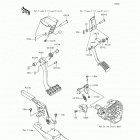 Teryx LE (KRF800-GGF) Brake pedal  /  throttle lever