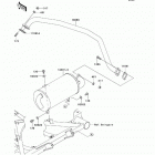 Mule 600 (KAF400-BFF) Глушитель