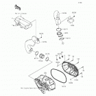 Teryx4 LE (KRT800-CFF) Крышка вариатора