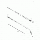 Teryx (KRF800-BFF) Тросы управления