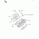 Mule 600 (KAF400-BFF) Головка цилиндра