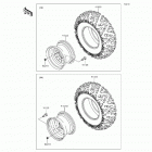 Mule 610 4x4 XC Camo (KAF400-EFF) Wheels  /  tires