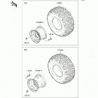 Mule 600 (KAF400-BFF) Wheels  /  tires