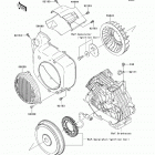 Mule 610 4x4 (KAF400-AFF) Охлаждение