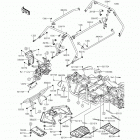 Teryx Camo (KRF800-DFF) Guards  /  cab frame