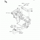 Mule 600 (KAF400-BFF) Крепление двигателя