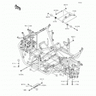 Teryx (KRF800-BFF) Крепление двигателя