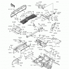 Mule PRO-FXT EPS Camo (KAF820-DFF) Frame fittings(rear)(dff)