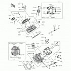 Teryx4 LE (KRT800-CFF) Головка цилиндра