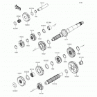 Teryx4 LE (KRT800-CFF) Трансмиссия