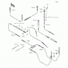 Mule 610 4x4 XC Camo (KAF400-EFF) Тросы управления