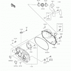 Mule 610 4x4 XC Camo (KAF400-EFF) Крышка вариатора