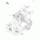 Mule 610 4x4 XC Camo (KAF400-EFF) Крепление двигателя