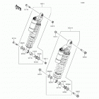 Teryx (KRF800-BFF) Амортизатор