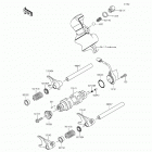 Teryx (KRF800-BFF) Шестерни   /  вилки переключения