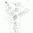 Mule 610 4x4 XC Camo (KAF400-EFF) Карбюратор
