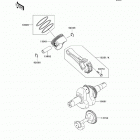 Mule 600 (KAF400-BFF) Crankshaft  /  piston(s)
