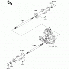 Mule 600 (KAF400-BFF) Задняя ось