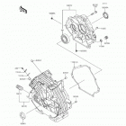 Mule 610 4x4 XC Camo (KAF400-EFF) Картер