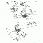 Teryx Camo (KRF800-DFF) Детали рамы (фронт)