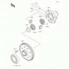 Mule 610 4x4 XC Camo (KAF400-EFF) Дефференциал