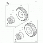 Teryx4 Camo (KRT800-DFF) Wheels  /  tires