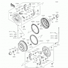Mule 4010 Trans4x4 (KAF620-RHF) Front hubs  /  brakes