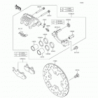 Teryx4 LE (KRT800-CFF) Передний тормоз