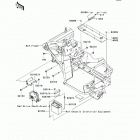 Mule 610 4x4 (KAF400-AFF) Крепление двигателя