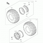 Mule 4010 Trans4x4 (KAF620-RFFA) Wheels  /  tires