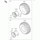 Mule 610 4x4 (KAF400-AFF) Wheels  /  tires