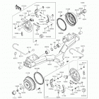 Mule 4010 Trans4x4 (KAF620-RFFA) Rear hubs  /  brakes