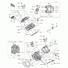 Teryx LE (KRF800-CFF) Головка цилиндра