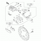 Teryx (KRF800-BFF) Передний тормоз