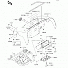 Mule 600 (KAF400-BFF) Передний ящик