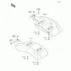 Mule 610 4x4 XC Camo (KAF400-EFF) Заднее крыло