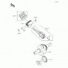 Mule 610 4x4 XC Camo (KAF400-EFF) Crankshaft  /  piston(s)