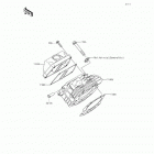 Mule 610 4x4 XC Camo (KAF400-EFF) Головка цилиндра