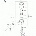 Mule 600 (KAF400-BFF) Air cleaner-belt converter